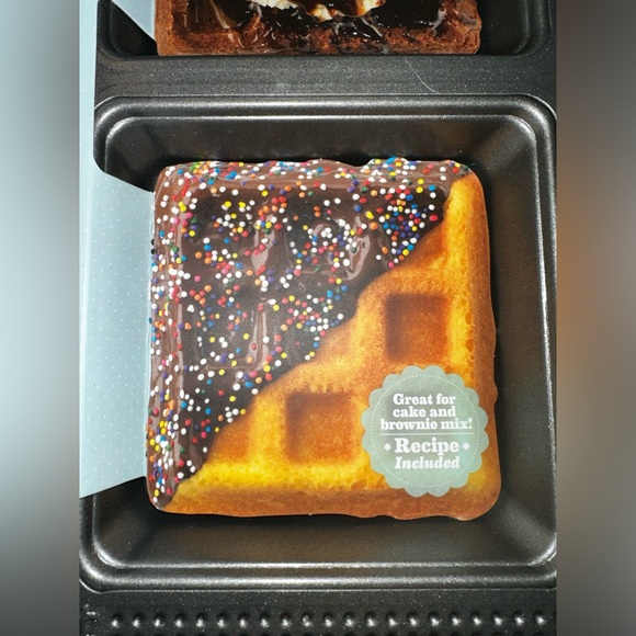Sweet Creations By Good Cook Waffle Cake Pan Easy Clean Nonstick NEW WITH TAGS - Picture 4 of 6